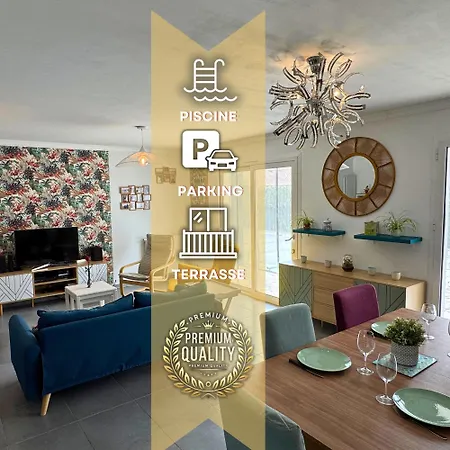 Lotus - Terrasse - Piscine - Parking Holiday home Dax
